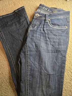 Grace in LA Dark Blue Boot Cut Jeans